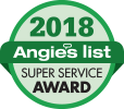 2018 Angies List Super Service Award logo
