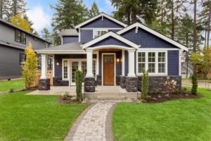 home with beautiful exterior paint and high home value